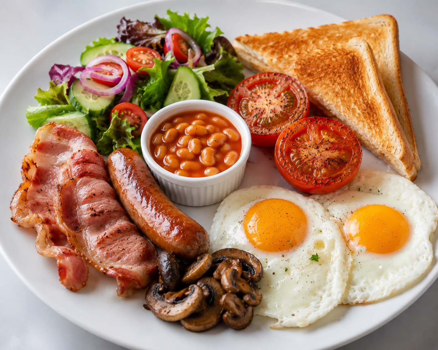 Big Breakfast & Salad